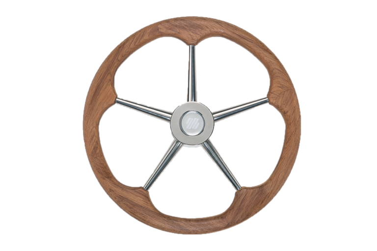 Steering Wheels volante barca legno, wood boat steering wheel