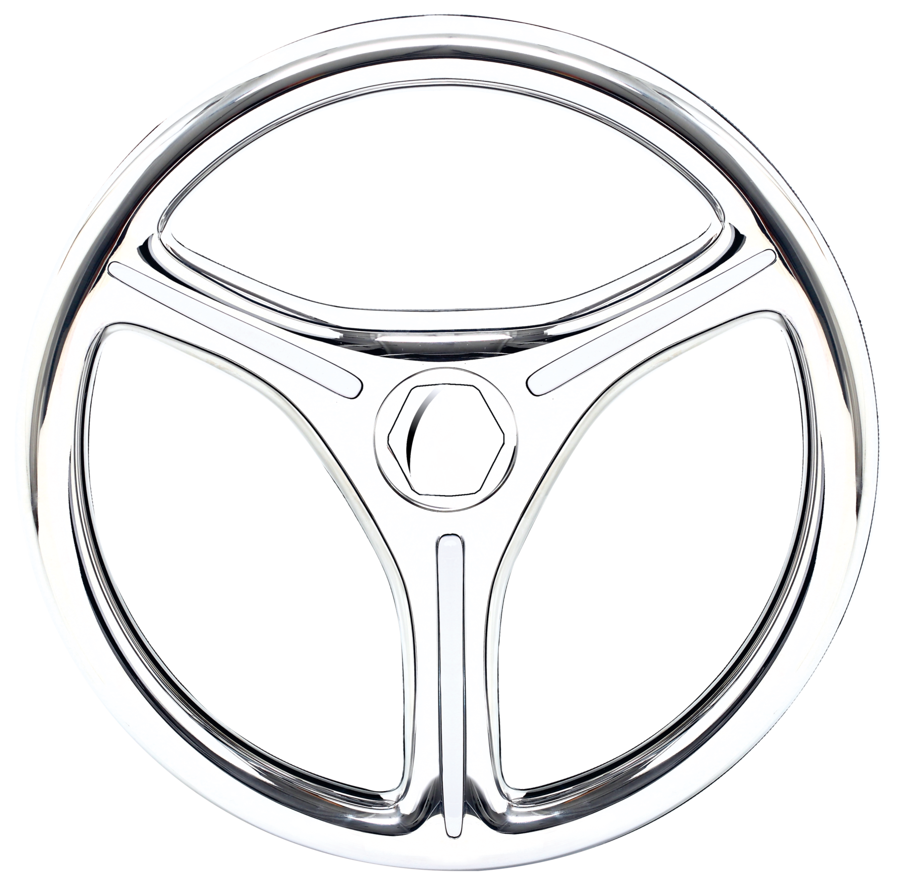 Volante In Acciaio Inox Con Impugnatura Poliuretano Color Crema - Foto 4